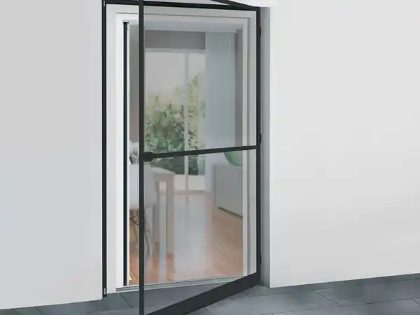 Livarno - Puerta mosquitera de aluminio (120 x 240 cm)