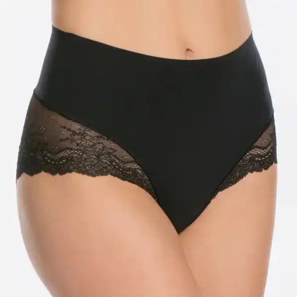 Braga reductora de talle alto con encaje Spanx