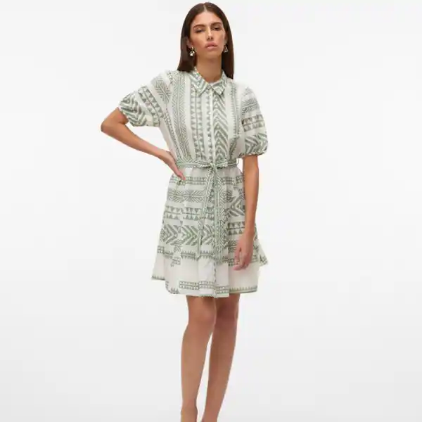 Vestido camisero con cinturón Vero Moda
