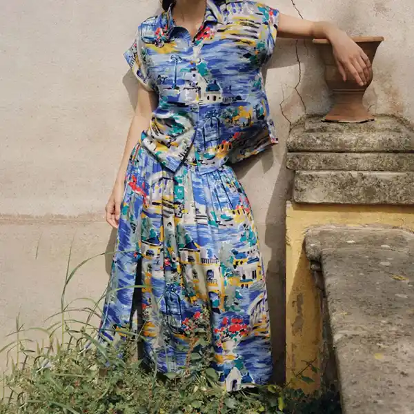 Falda estampada de Sfera