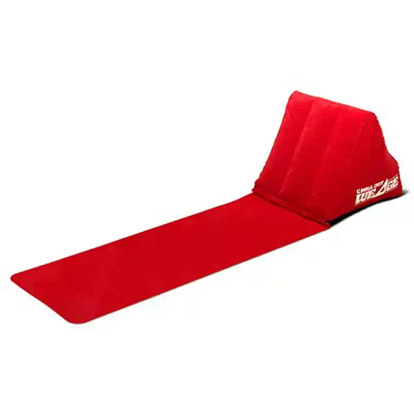 Tumbona con respaldo hinchable