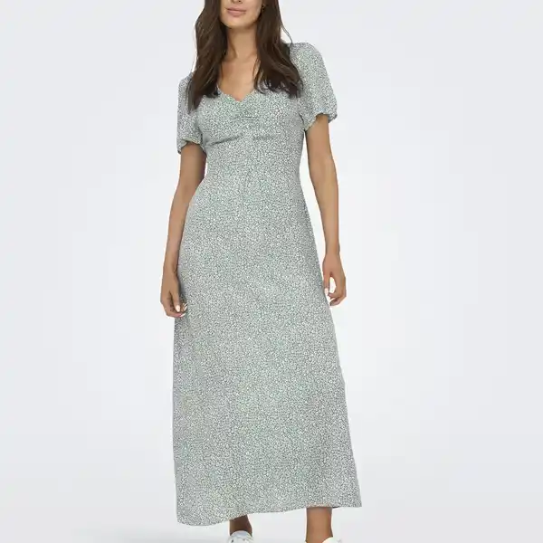Only, vestido midi floral