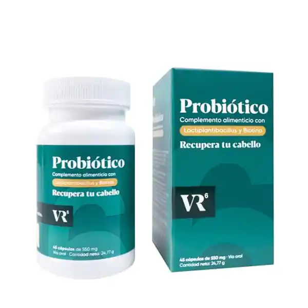 VR6 Probiótico anticaida capilar con biotina para el cabello