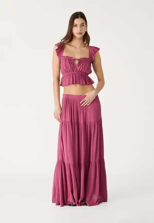 Falda boho de Stradivarius