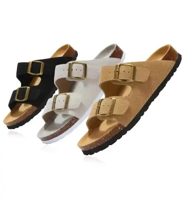 Sandalias de corcho antideslizantes tipo Birkenstock