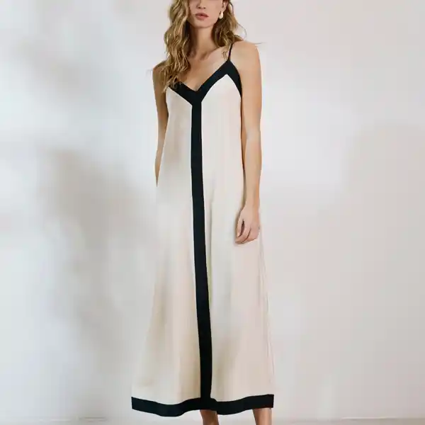 Vero Moda, vestido largo de tirantes ajustables