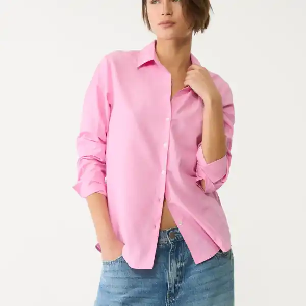 Camisa rosa de Stradivarius