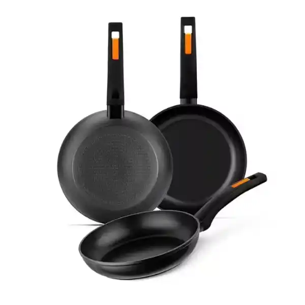Monix Fuego, set de 3 sartenes, 20, 24 y 28 cm