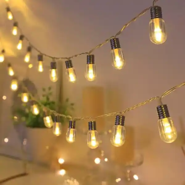 Guirnalda de luces LED con batería