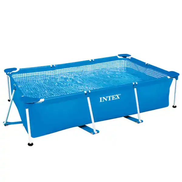 INTEX Metal Frame - Piscina desmontable rectangular (3 m)
