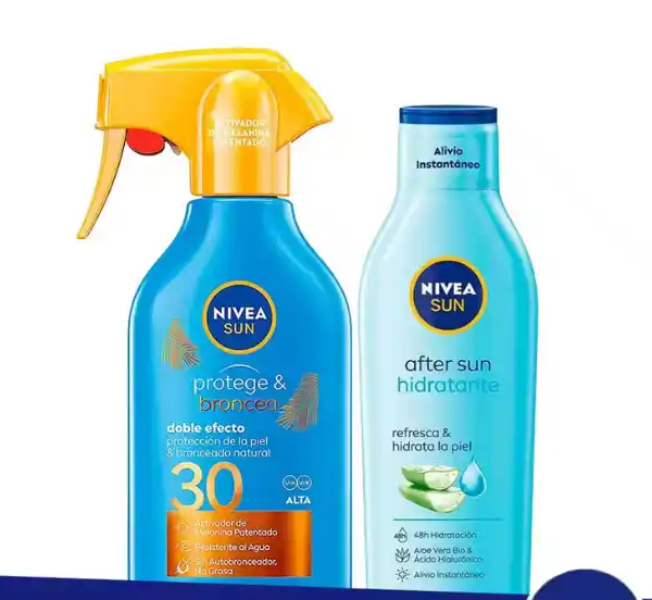 NIVEA SUN Pack ahorro protector solar + aftersun
