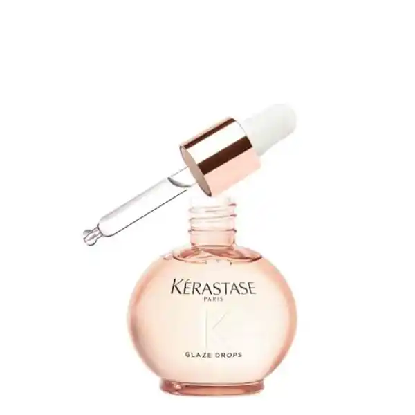Kérastase Gloss Absolu Glaze Drops, Aceite Capilar Anti-frizz Potenciador del Brillo, con Aceite de 