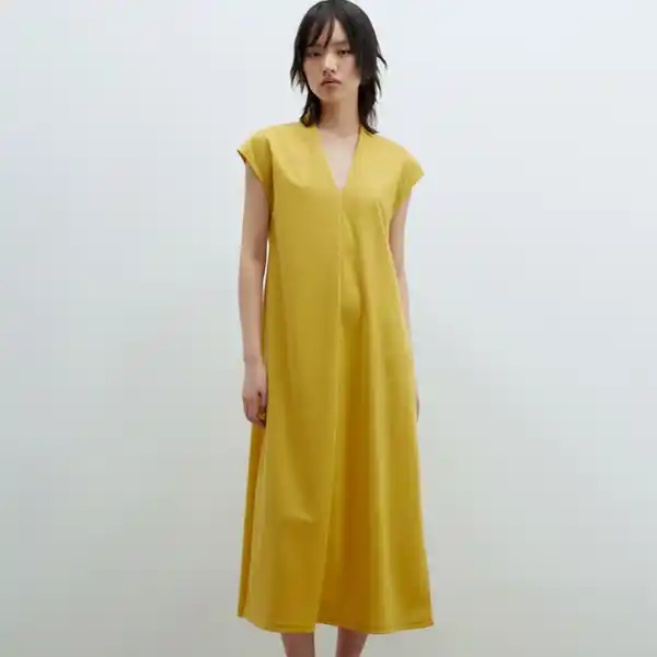 Vestido amarillo de El Corte Inglés