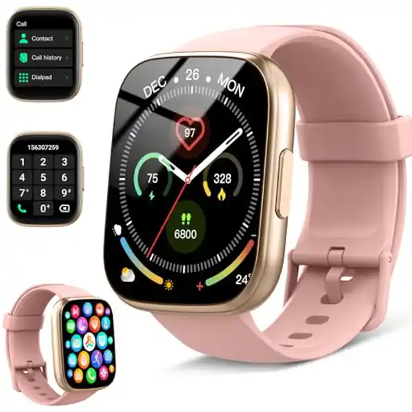 Reloj inteligente rosa 1,95 pulgadas