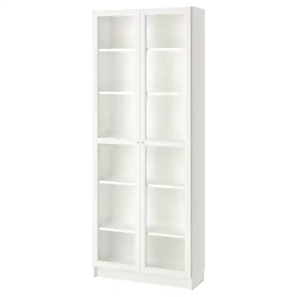 BILLY / OXBERG Librería - blanco 80x30x202 cm