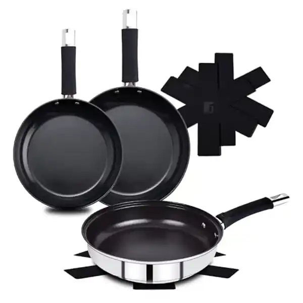 Bergner Baster - Juego de 3 Sartenes (20+24+28CM)