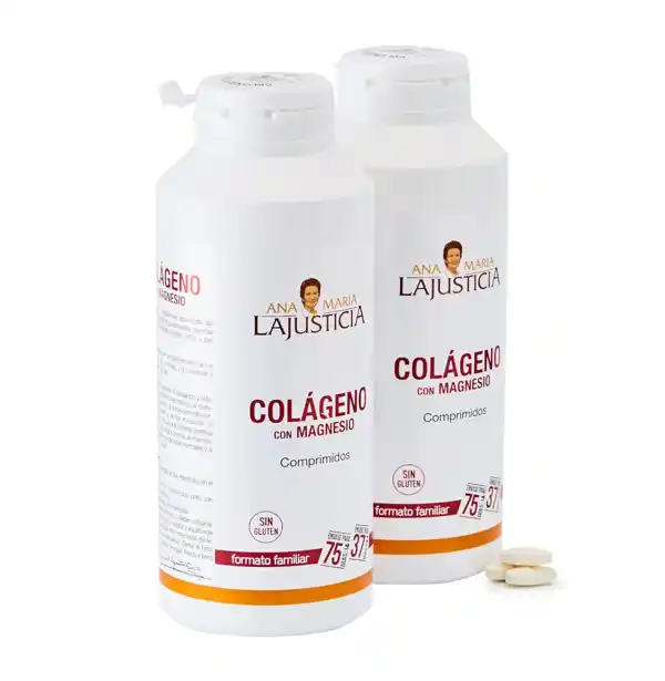 Pack de dos Colágeno con magnesio de Ana Maria la Justicia, 900 comprimidos 