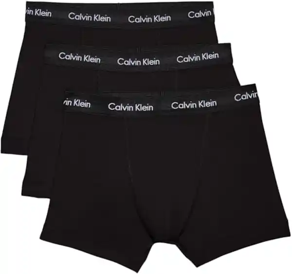 Calvin Klein, pack de 3 calzoncillos bóxer de algodón elástico