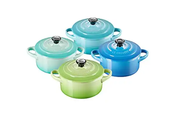 Le Creuset - Set de 4 mini cocottes de gres