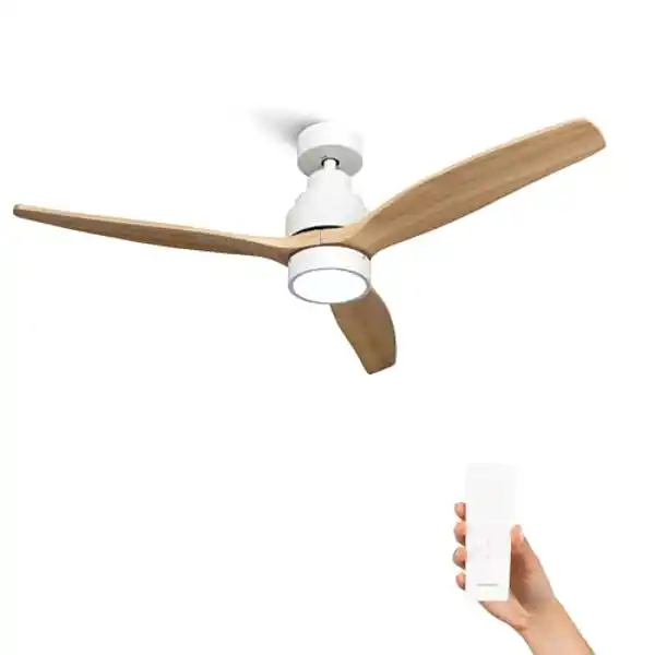 Mellerware - Ventilador de Techo con Mando a Distancia Brizy Bright | 30 W | 6 Velocidades | Ultra s