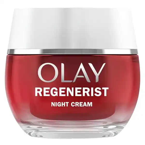 Olay Regenerist, crema facial de noche antiarrugas y reafirmante con Niacinamida, 50 ml