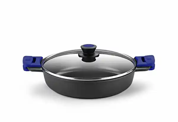 BRA Advanced - Cacerola baja de aluminio fundido (24-32 cm)
