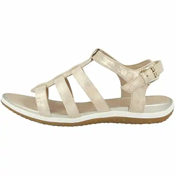 Geox D Sandal Vega A Sandalias Mujer Beige
