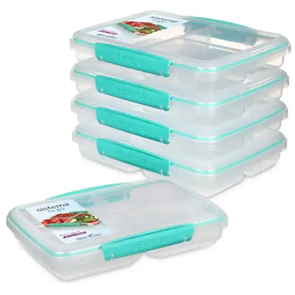 Recipientes para comidas y alimentos preparados (5 uds)
