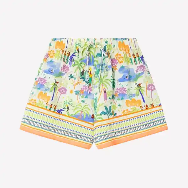 Shorts Viscosa Copacabana Multicolor