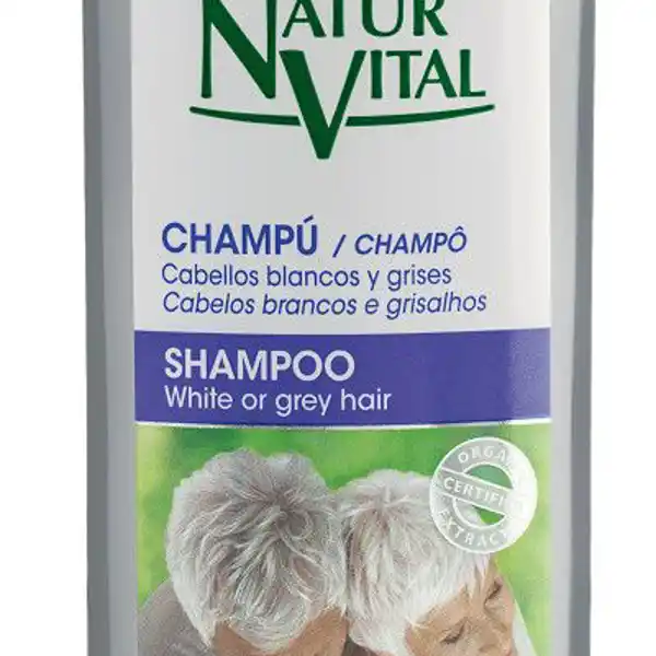 Champú para Cabellos Blancos y Grises