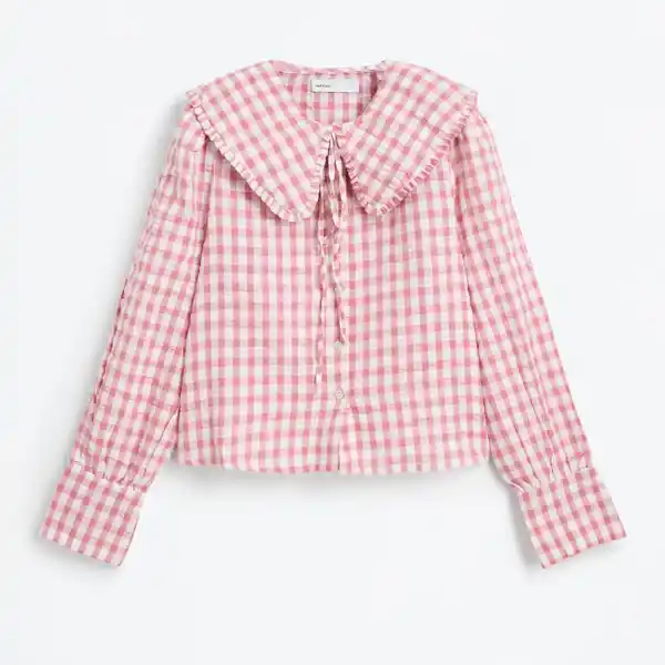 Blusa con cuadros vichy